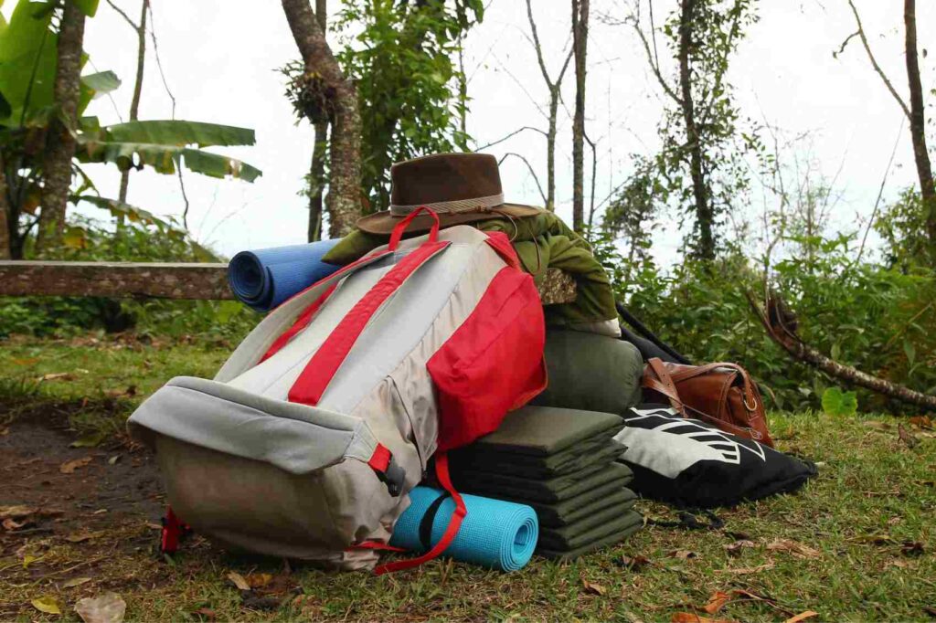 camping-equipment-piled-together